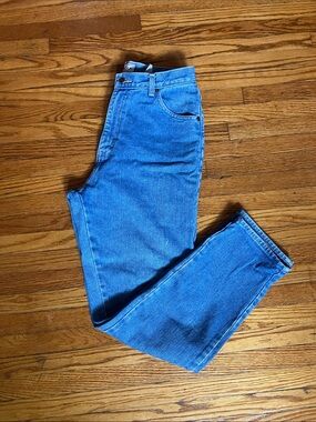 Vintage High-Waisted Straight Leg Jeans